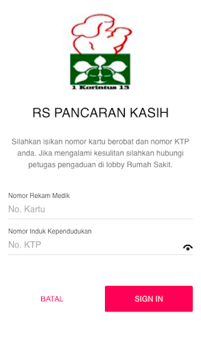 RS PANCARAN KASIH ONLINE Screen 2