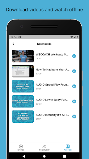 Water Exercise Coach Screen 2