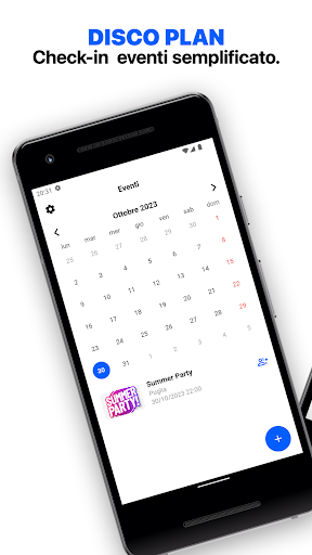Android application Disco Plan screenshort