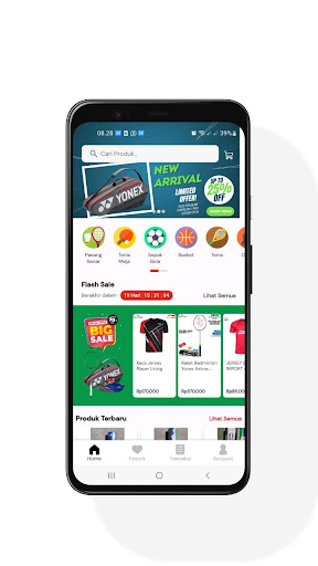 Android application KK Sport screenshort