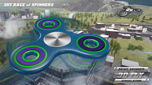 Android application Drive Spinner 3D Fly Simulator screenshort