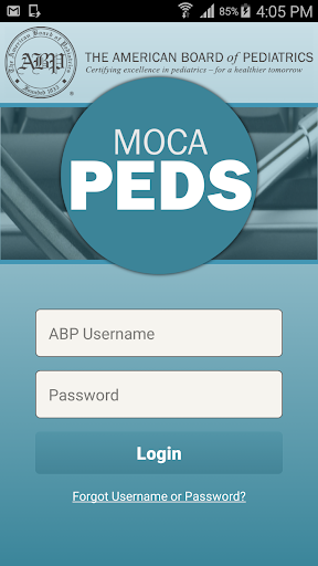 Android application MOCA-Peds | Pediatrics Exam screenshort