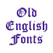Old English Font Message Maker