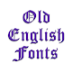 Old English Font Message Maker