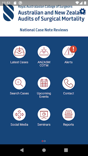 Android application ANZASM National Case Reviews screenshort