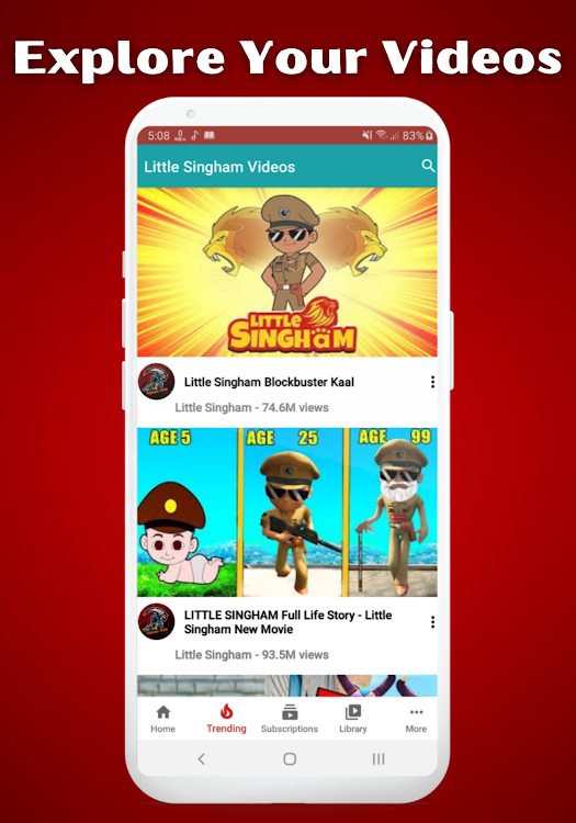 Little Singham Cartoon Videos bởi Funny Video Zone - (Android Ứng dụng) —  AppAgg