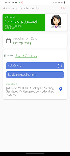 Jade Clinics Screen 2
