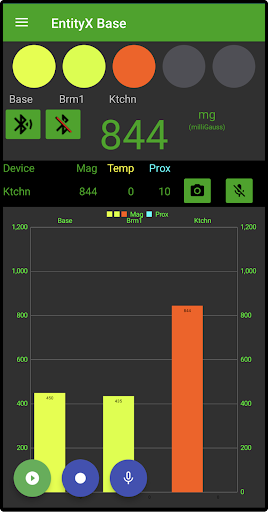 Android application EntityX Base Ghost Detector screenshort