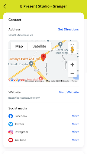 Android application B Present Studio screenshort