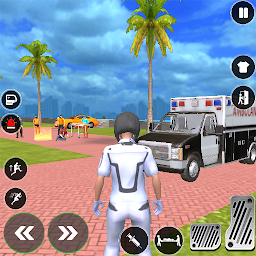 Rescue Ambulance Doctor Sim 3D