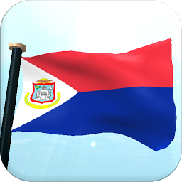 නිරූපක රූප Sint Maarten Flag 3D Wallpaper