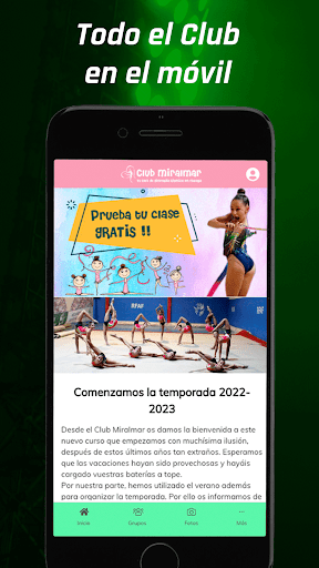 Android application Club Miralmar screenshort