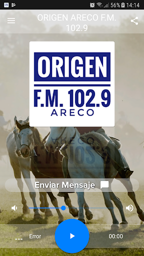 Android application Origen Areco Fm 102.9 screenshort