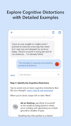 Screenshot of CBT Anxiety & Wellness Journal