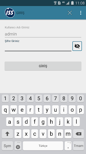 Android application ISS Mobil Hizmet screenshort