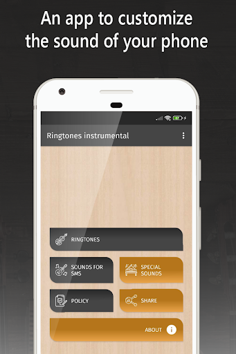 Android application ringtones instrumental screenshort