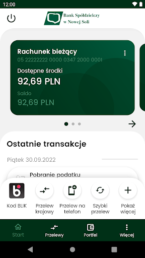 Android application BS Nowa Sól Mobile screenshort