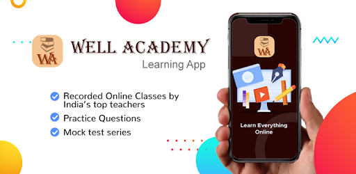 Android application Well Academy Learning App screenshort