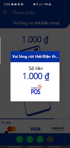 MBBank SoftPOS Screen 2