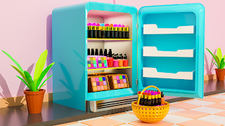 Fill The Fridge Organizer Game - Screenshot 1