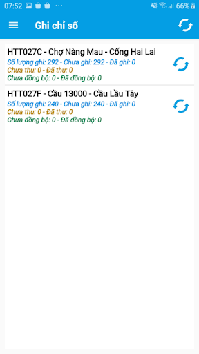 Android application WassPro Hau Giang screenshort