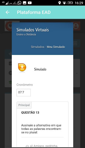 Supletivo Online Screen 2