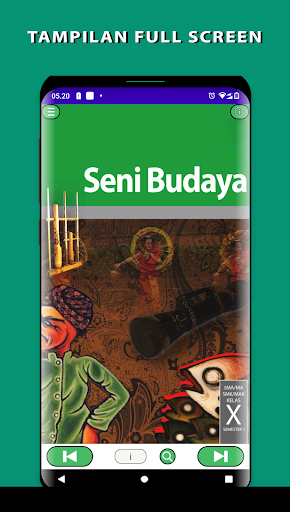 Android application Seni Budaya 10 Semester 1 k13 screenshort