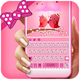Pink Delightful Keyboard icon
