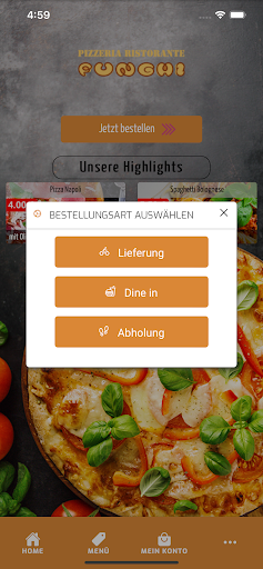 Pizzeria Funghi Muelheim Screen 2