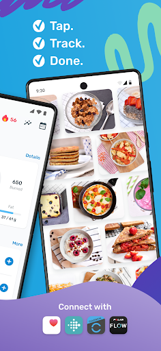 Screenshot of YAZIO Food & Calorie Counter