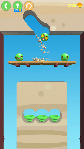 Android application Burrow Land - Ball Hole screenshort