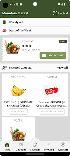 Android application Mountain Market screenshort