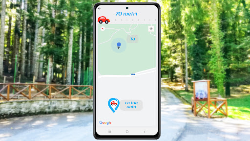 Trova auto parcheggiata - gps