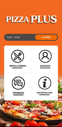 Android application Pizza Plus Takeaway screenshort