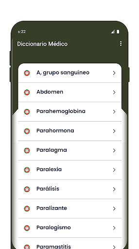 Diccionario Médico Screen 2