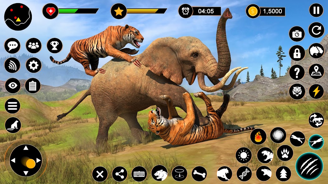 Tiger Simulator - Tiger Games 6.16 APK + Mod (Remove ads / Unlimited money / Free purchase / No Ads) for Android