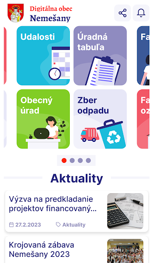 Android application Nemešany screenshort