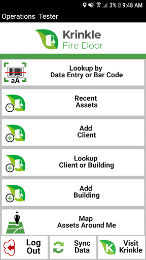 Android application Krinkle Fire Door screenshort