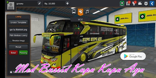 Mod Bussid Kupu Kupu Ayu