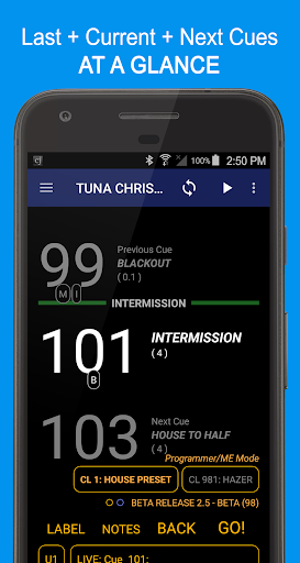 Android application cjCues PRO screenshort