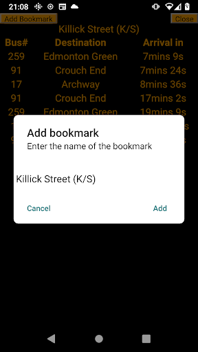 London Bus Boards Screen 3