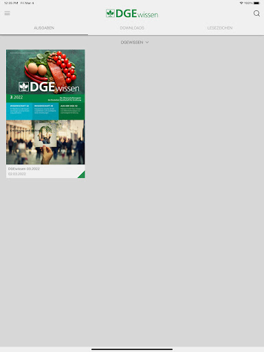 Android application DGEwissen screenshort