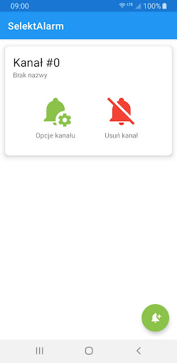 Android application SelektAlarm screenshort