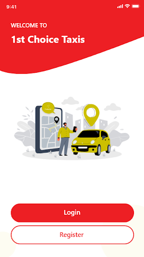 Android application 1st Choice Taxis screenshort