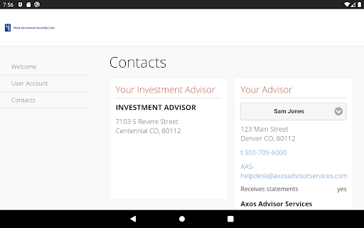 Mack Investment Securities Screen 2