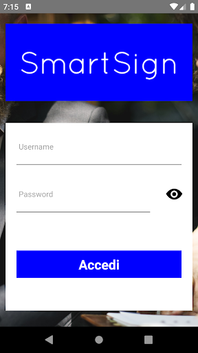 Android application SmartSign screenshort