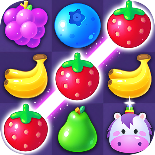 Fruit Merge: Line Match 3 Game Logo