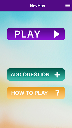 Android application NevHav: Never Have I Ever screenshort