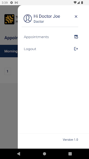 Android application Tella Health Mobile screenshort
