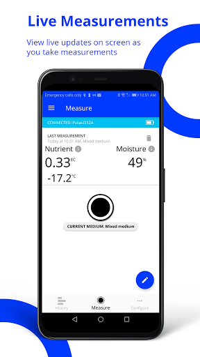 Android application Bluelab Pulse screenshort